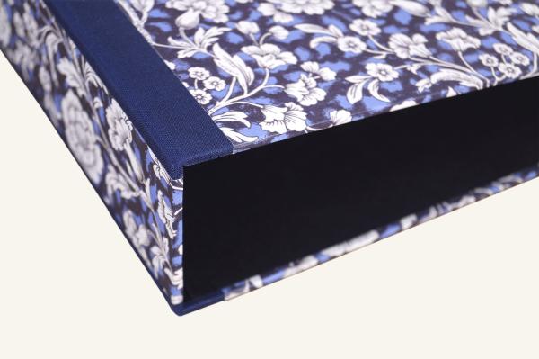 Blue folder "Fanni", handmade
